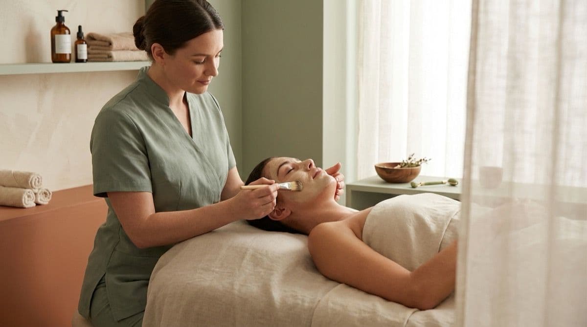 Holistic facial treatment